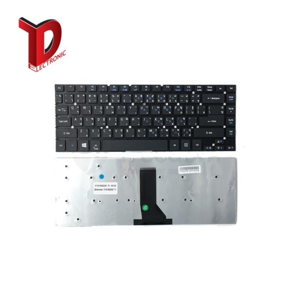 SKU KC-4755 /KEYBOARD:ACER 4755 ใช้ได้กับรุ่น  Aspire 4755 4755G E1-470 E1-472 3830T 4830T V3-431 V3-471 V3-471G ไทย-อังกฤษ - Image 2