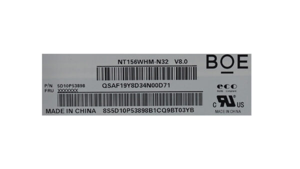 SKU N156BGE-EA2 /  จอโน๊ตบุ๊ค 15.6 จอ LED HD 15.6 SLIM LED: eDP 30pin (1366X768) มีหูยึด บนล่าง - Image 3